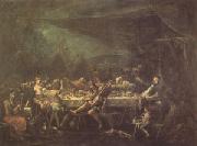 MAGNASCO, Alessandro THe Gypsies'Wedding Feast (mk05) Spain oil painting reproduction